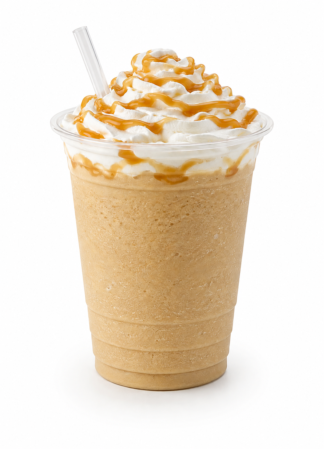 Caramel Frappé - Gelado, cremoso e apaixonante até o último gole.