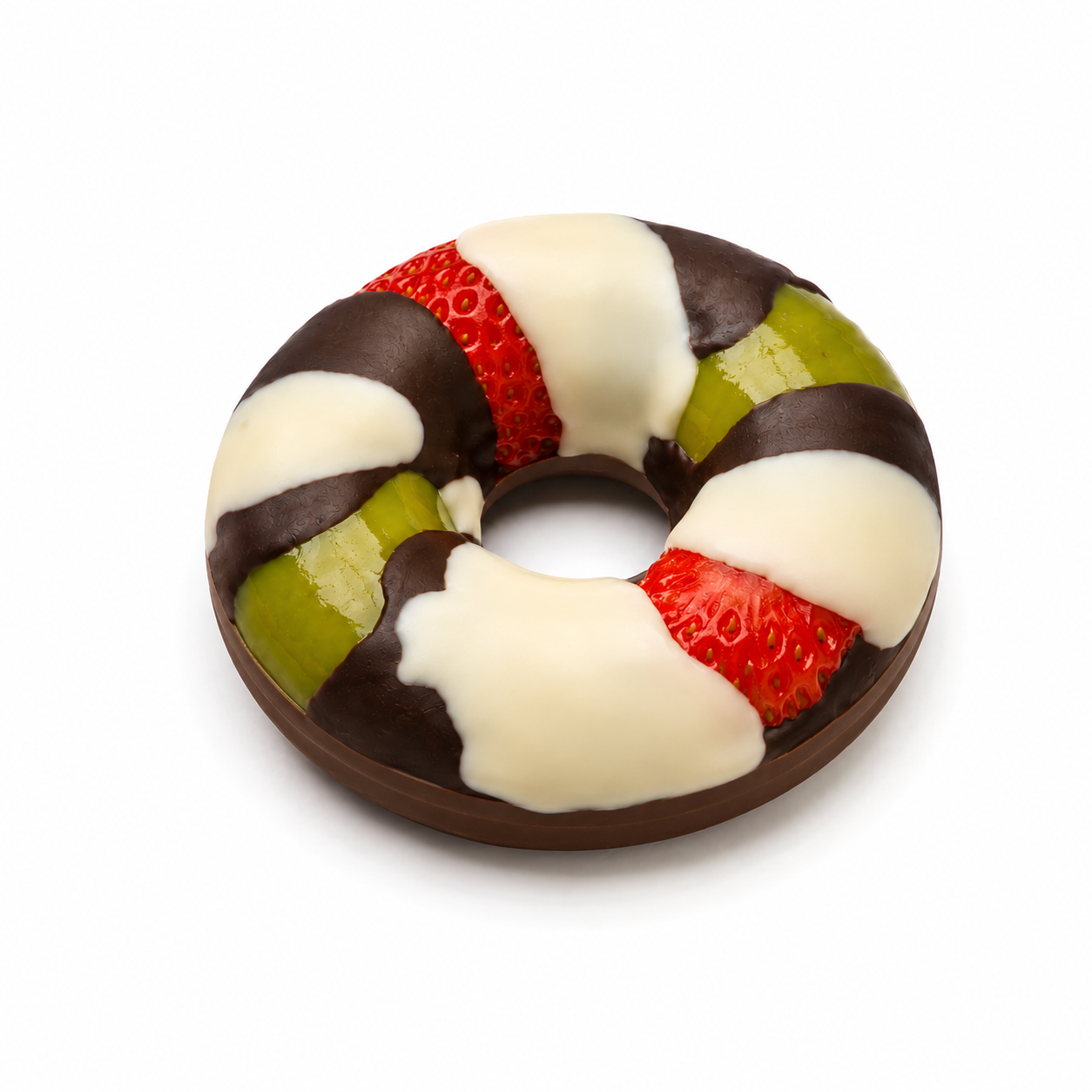 Fruit Donut Duo - Frutas frescas. Dois chocolates. Uma experiência surpreendente.